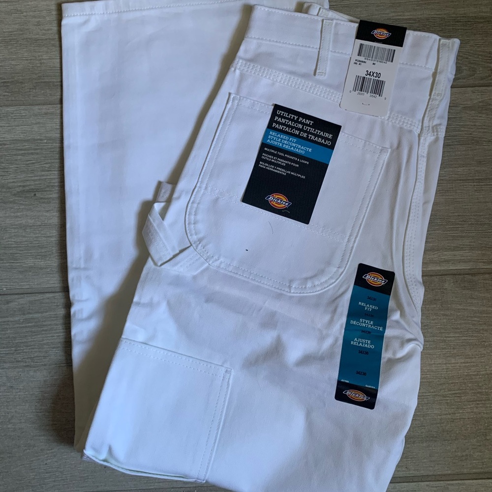 Dickies man white jeans, 34x30